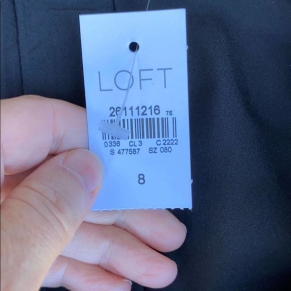 LOFT Jacquard Brocade Shimmer Shift Skirt - Picture 7 of 7